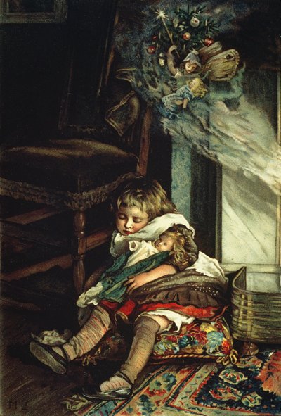 Bambini che sognano giocattoli, frontespizio di 